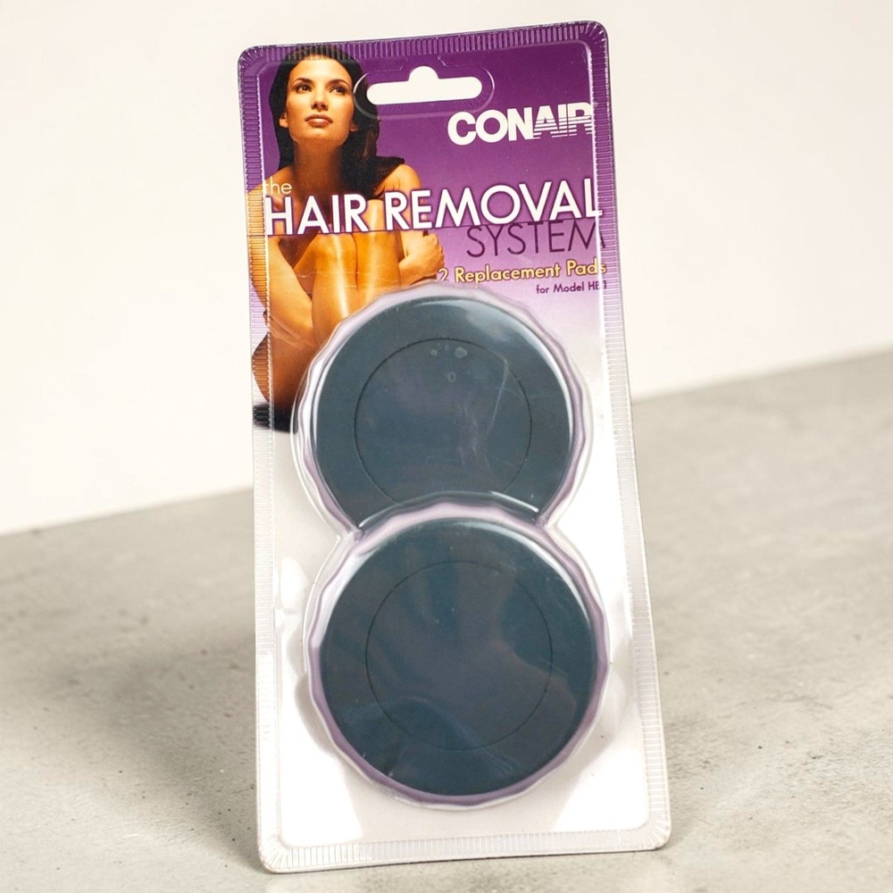 Conair Hair Removal System 2 Replacement Pads for Model HB11 Fine Grain New